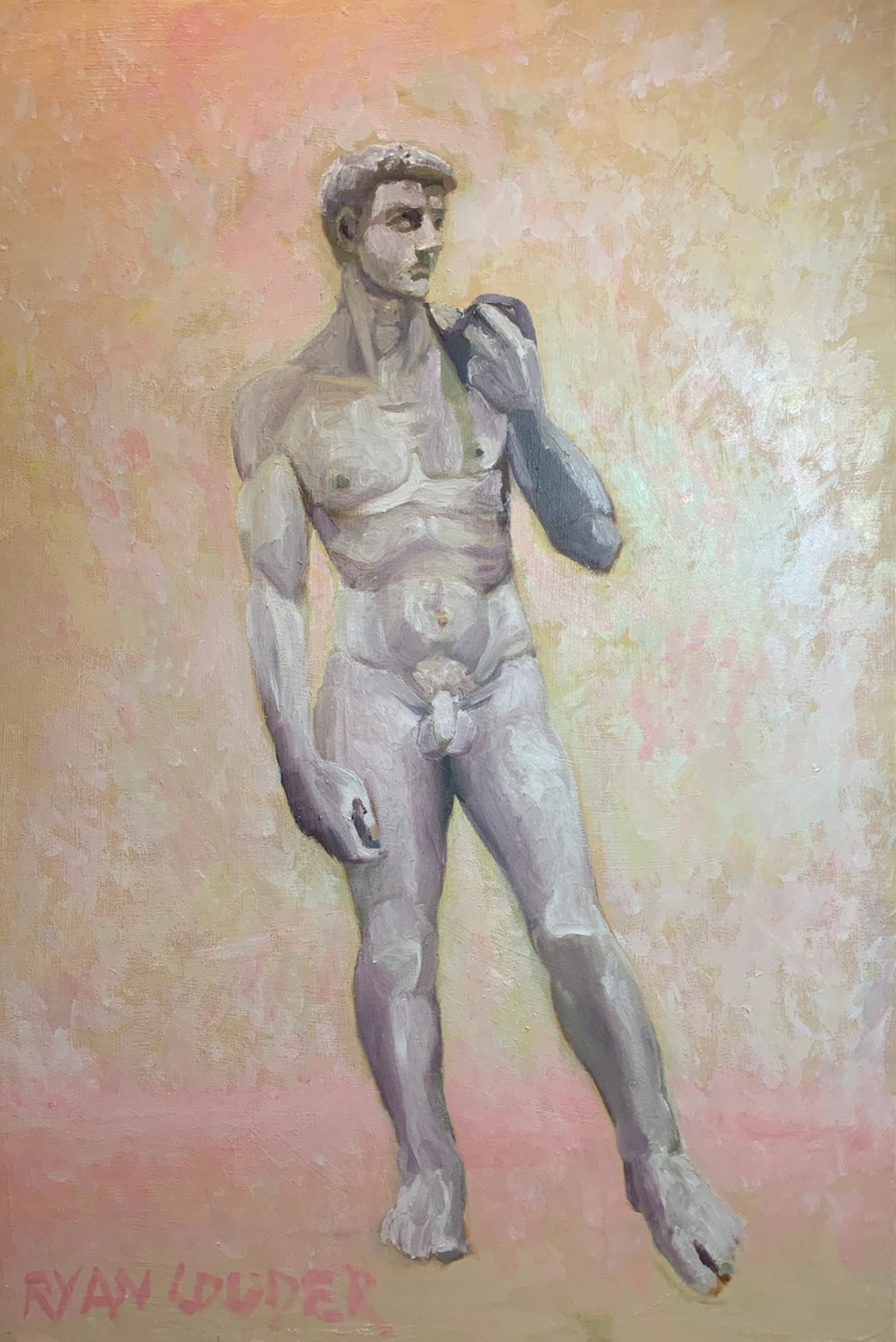 A painting titled 'David by Ryan  Louder' by Ryan Louder