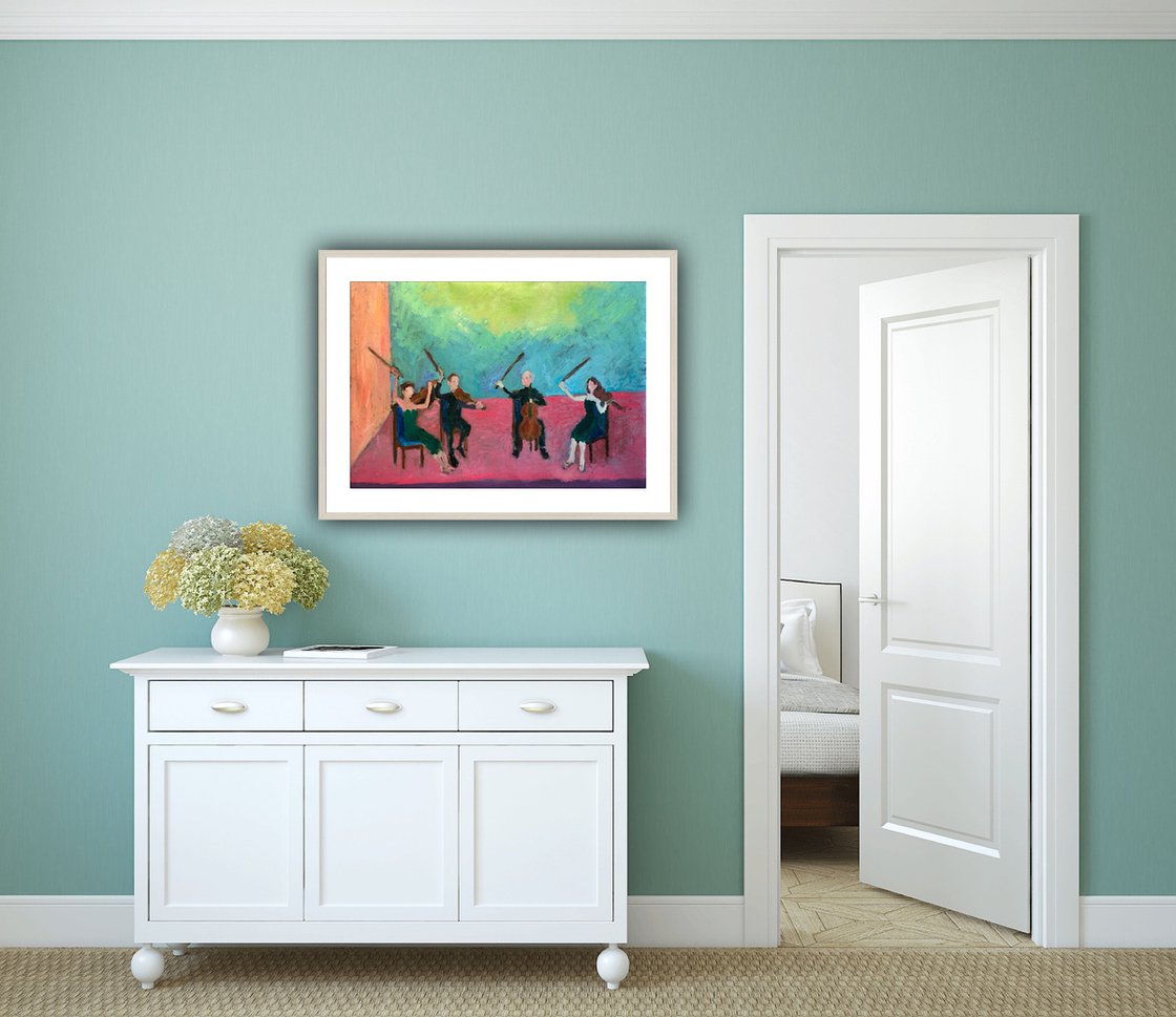 String Quartet by Ryan  Louder - Sold