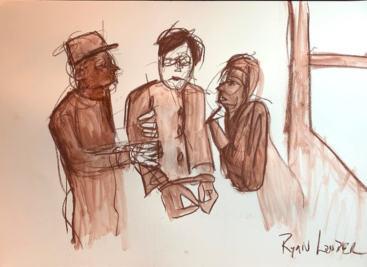 The Arrest - Sanguine On Paper by Ryan  Louder