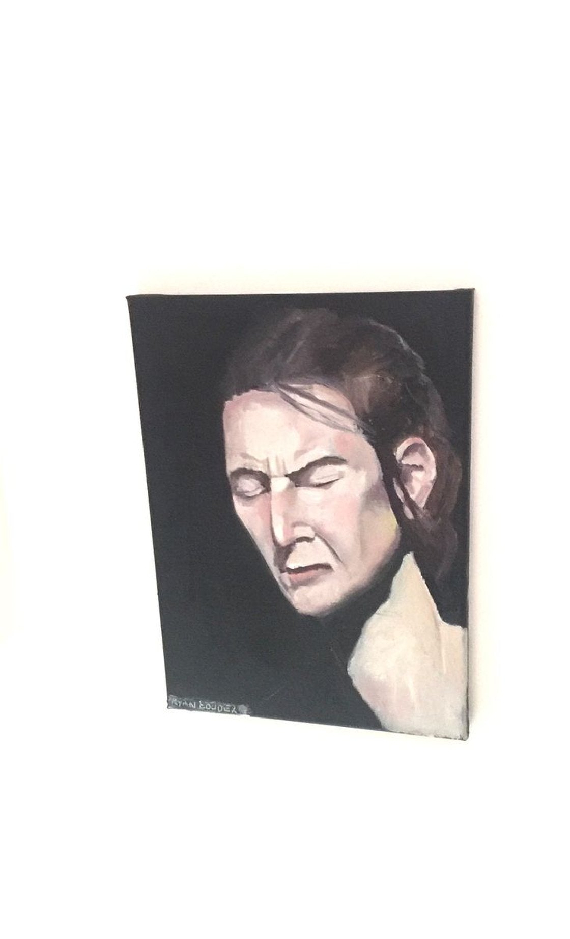 A painting titled 'The Sun On Her Face And In Her Eyes by Ryan  Louder' by Ryan Louder
