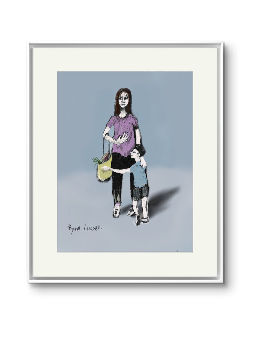 A painting titled 'Budget by Ryan  Louder' by Ryan Louder