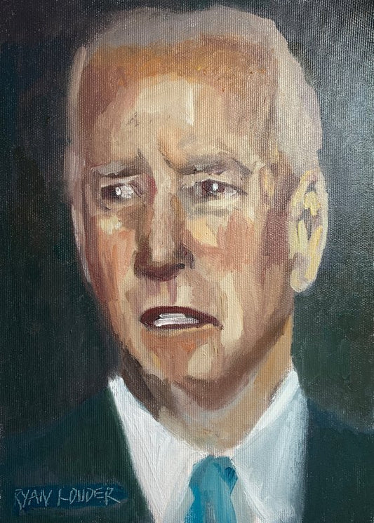 President Elect Joe Biden Painting by Ryan Louder