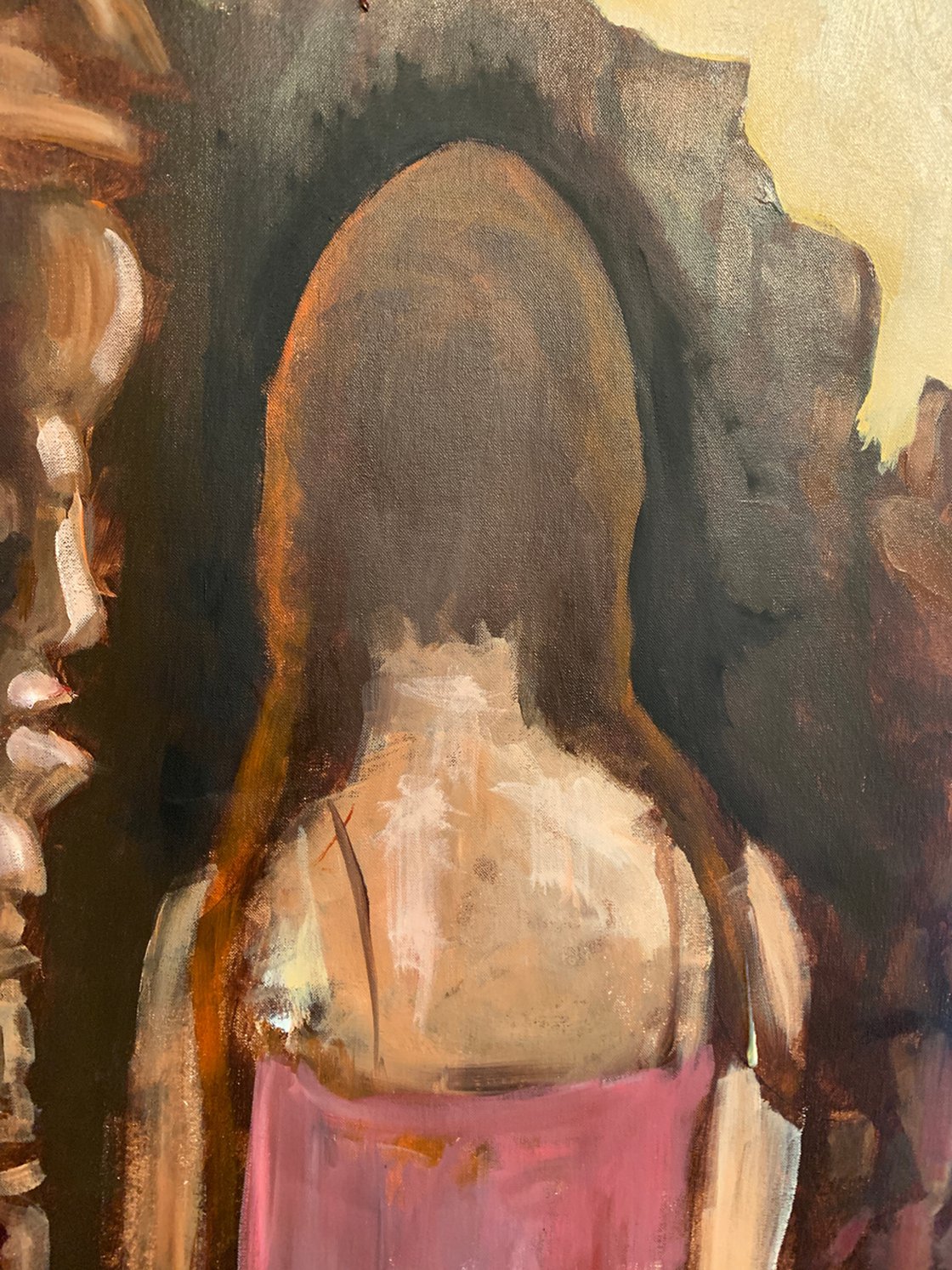 A painting titled 'Father Figure by Ryan  Louder' by Ryan Louder