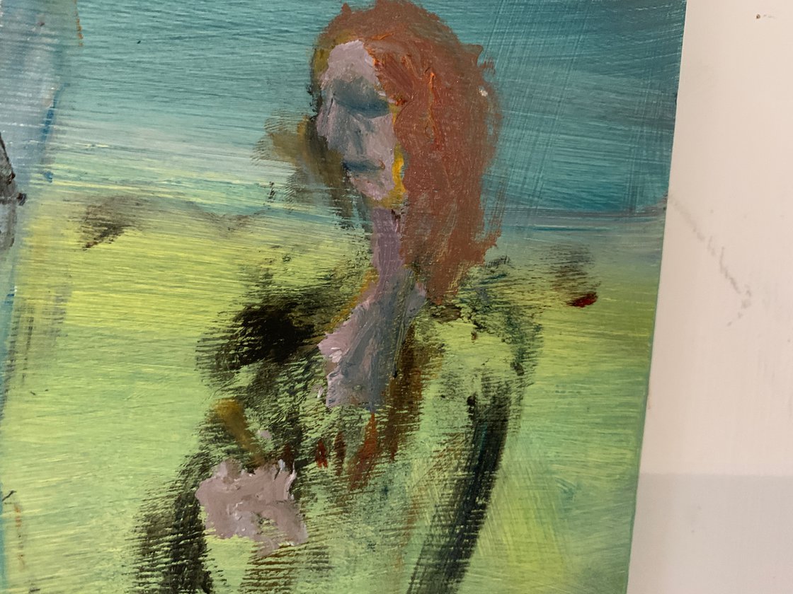 A painting titled 'The Irish Famine of 1845 by Ryan  Louder' by Ryan Louder