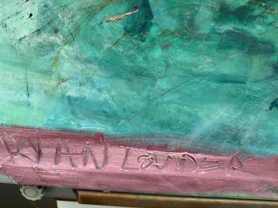 A painting titled 'Them! by Ryan  Louder' by Ryan Louder
