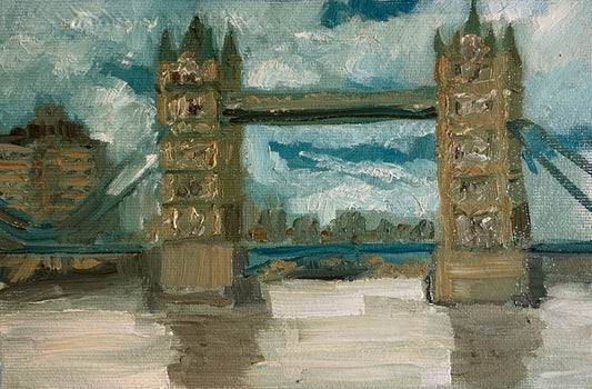 A painting titled 'London Underground by Ryan  Louder' by Ryan Louder