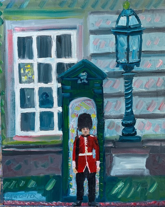 The Queens Guard Painting by Ryan Louder