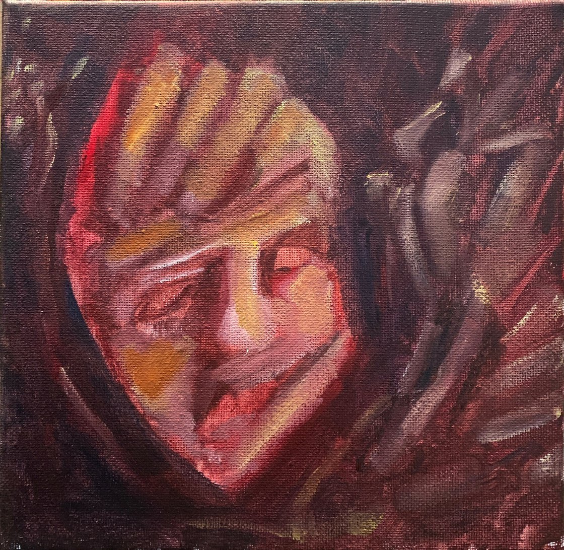 A painting titled 'Red Rem by Ryan  Louder' by Ryan Louder