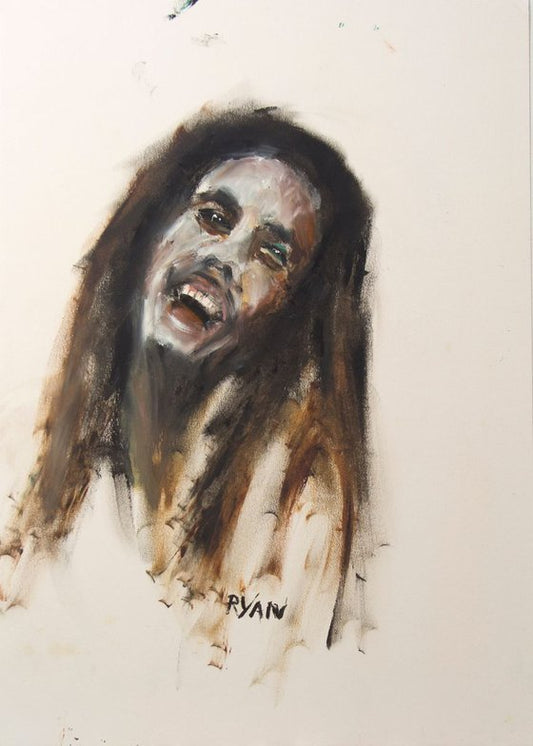 Bob Marley Painting by Ryan Louder