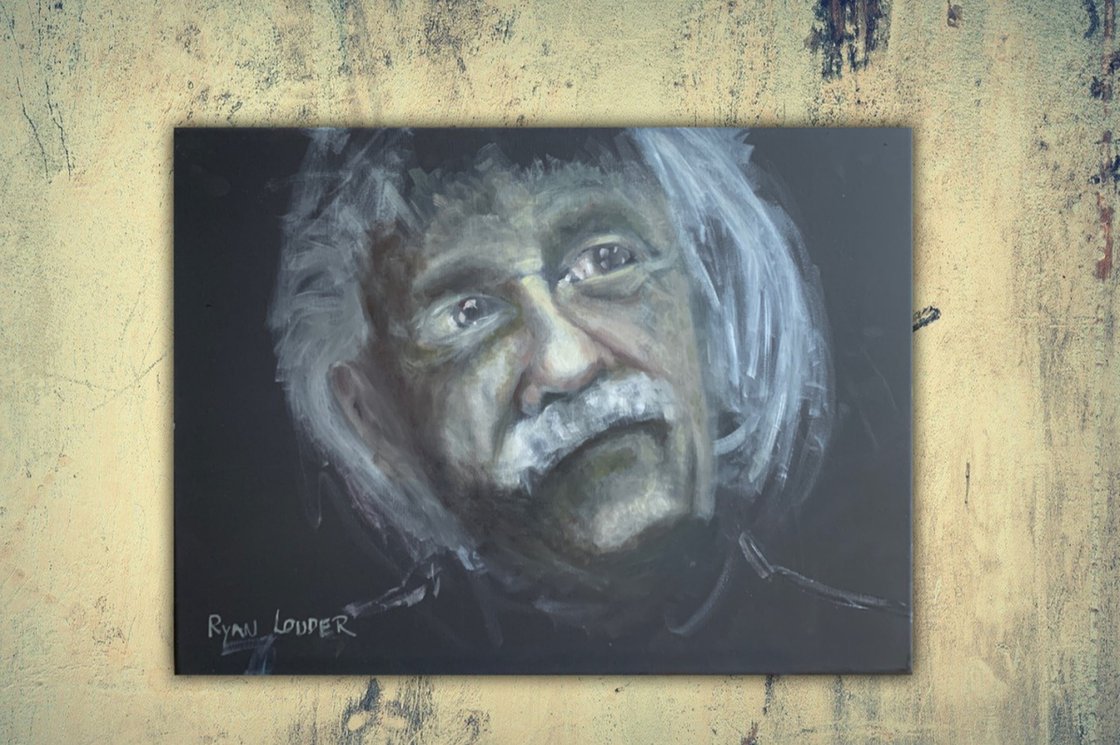 Einstein - Portrait of Einstein - Picture of Albert Einstein by Ryan  Louder