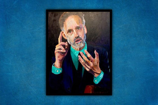 Jordan Peterson Painting by Ryan Louder