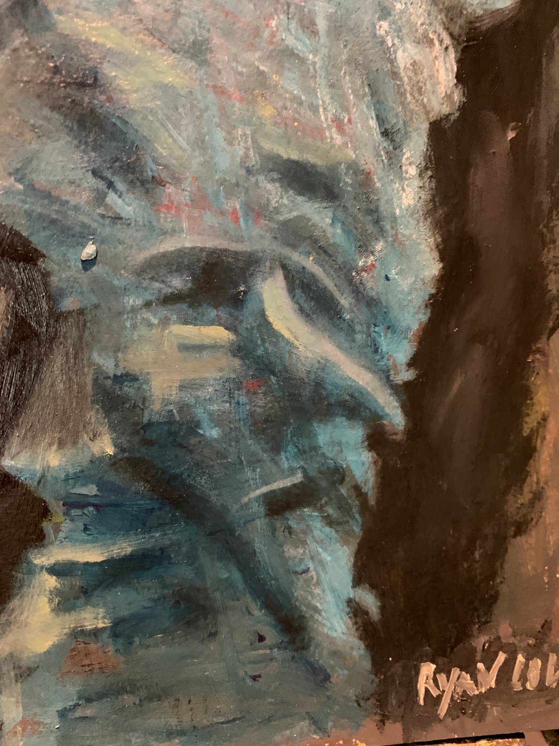 A painting titled 'Otheus by Ryan  Louder' by Ryan Louder