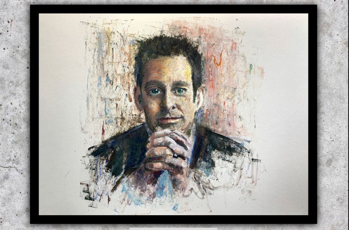 Waking Up With Sam Harris by Ryan  Louder - Surreal Multi-Layered Vision - Hidden Emotional Depths