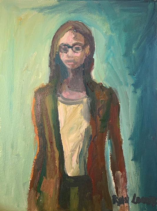 A painting titled 'The Coder by Ryan  Louder' by Ryan Louder