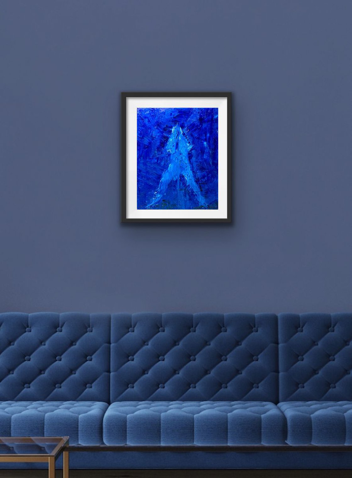 A painting titled 'Lead Singer View From The Front Row by Ryan  Louder' by Ryan Louder