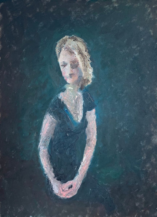 Sitting Woman by Ryan  Louder - Sold