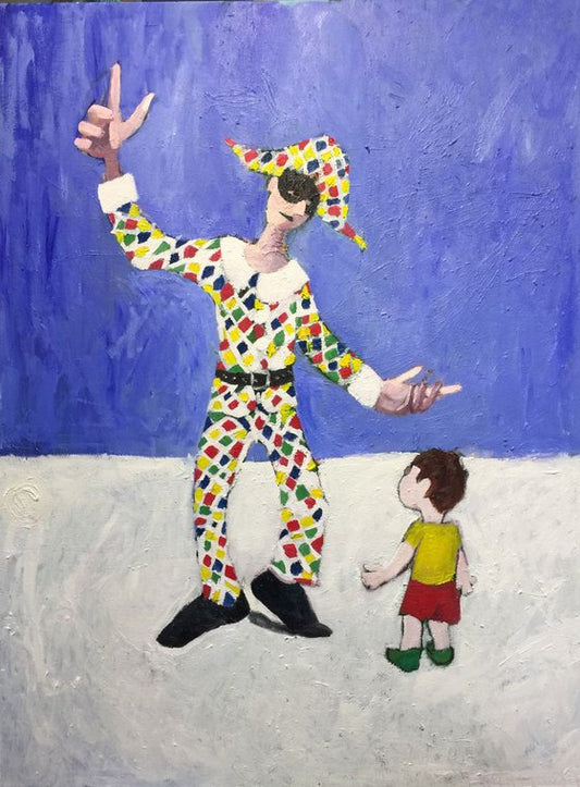 Clown Painting by Ryan Louder