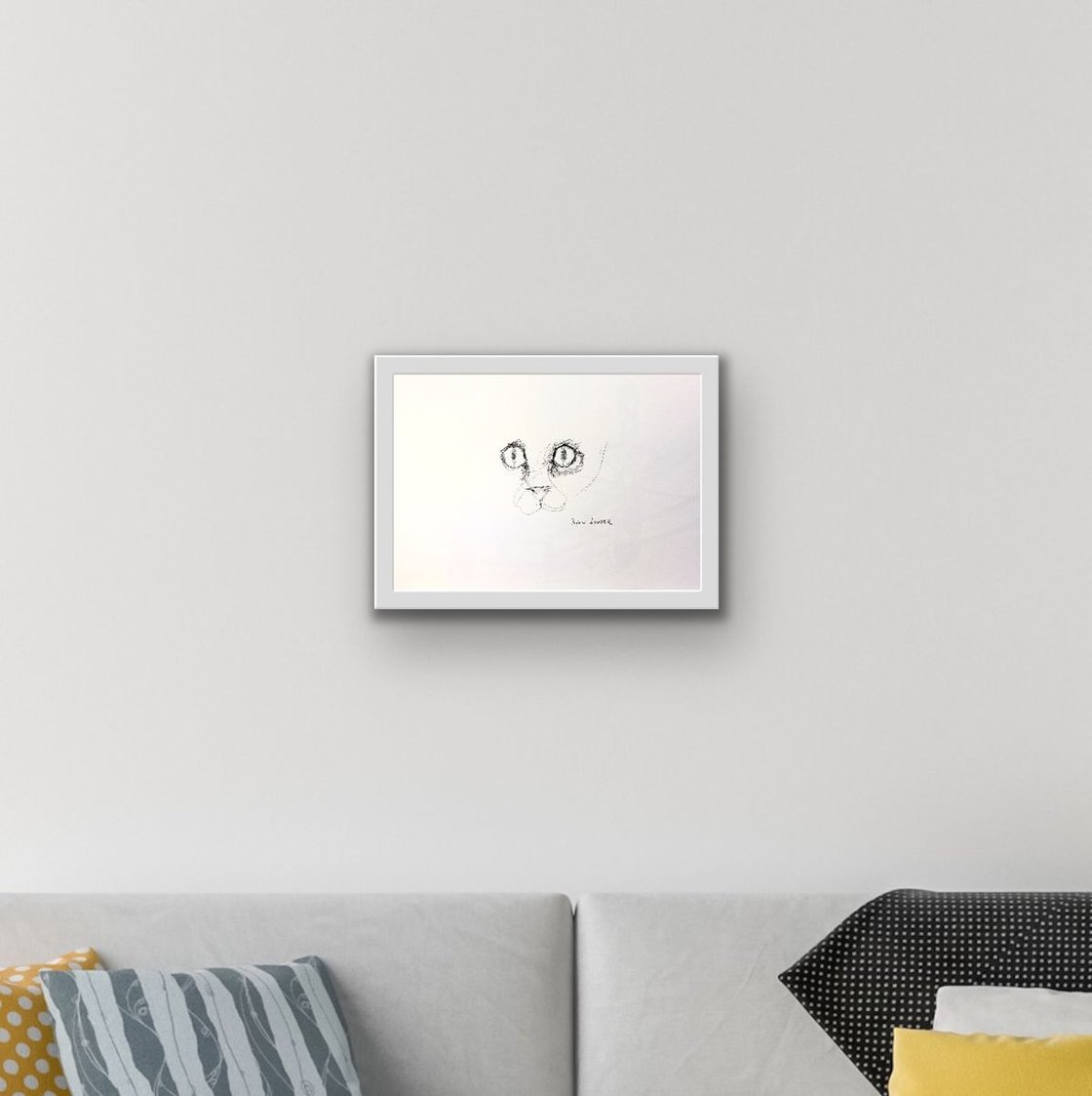 A painting titled 'Cats by Ryan  Louder' by Ryan Louder