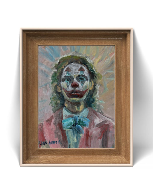 A painting titled 'The Journalist by Ryan  Louder' by Ryan Louder