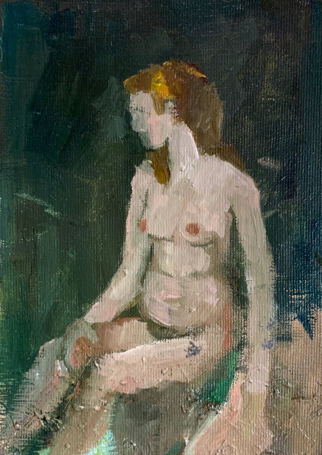 Figure Study by Ryan Louder - Hahnemühle German Etching Fine Art Print