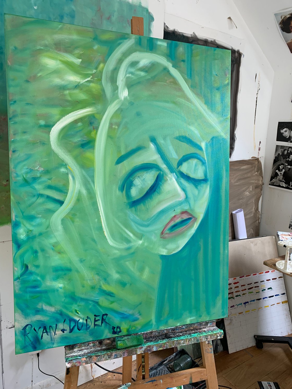 A painting titled 'Her by Ryan  Louder' by Ryan Louder