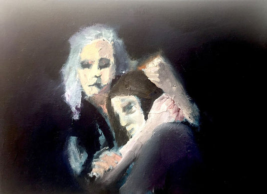 A painting titled 'Better Off Without Him by Ryan  Louder' by Ryan Louder
