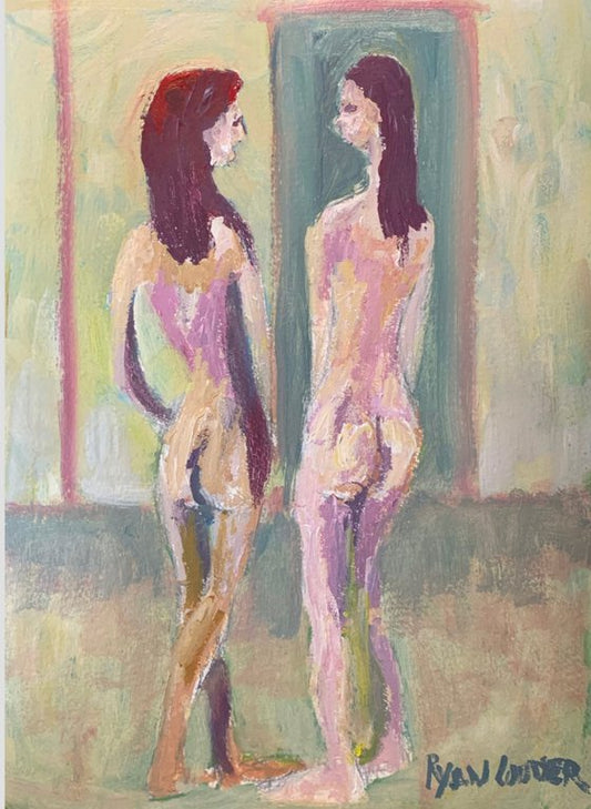 Nude Study Painting by Ryan Louder