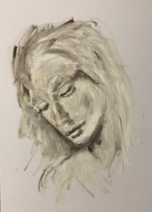 A painting titled 'Beautiful Face by Ryan  Louder' by Ryan Louder