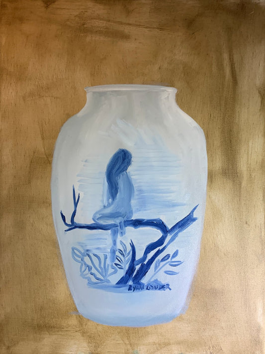 A painting titled 'Porcelain by Ryan  Louder' by Ryan Louder