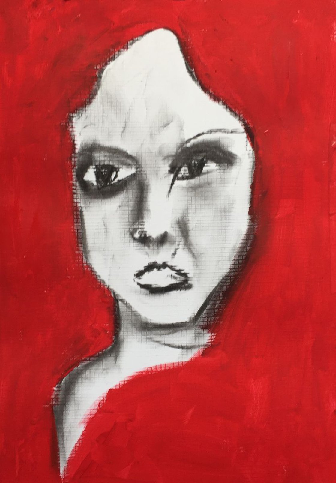 A painting titled 'Determination by Ryan  Louder' by Ryan Louder