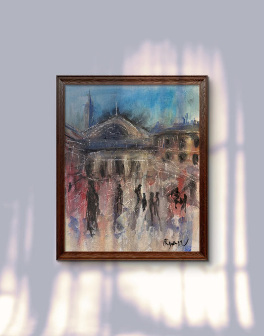A painting titled 'London 2 by Ryan  Louder' by Ryan Louder