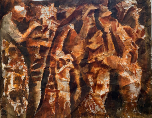 A painting titled 'REM  Intrusion Hallucination Study 5 by Ryan  Louder' by Ryan Louder
