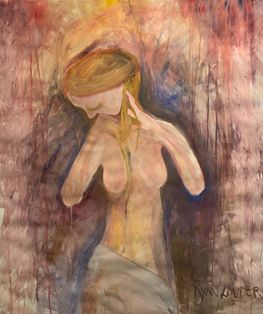 A painting titled 'Hope Fades ToBeauty by Ryan  Louder' by Ryan Louder