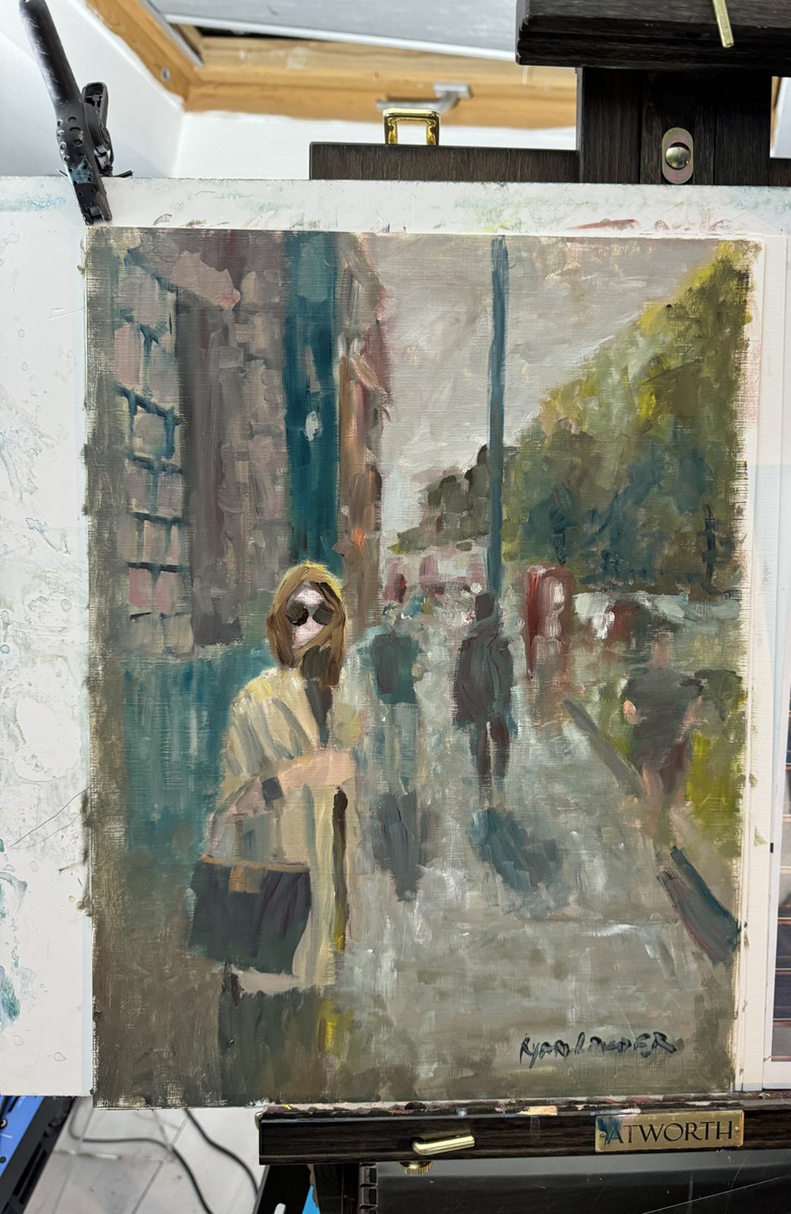 A painting titled 'At A Glance by Ryan  Louder' by Ryan Louder