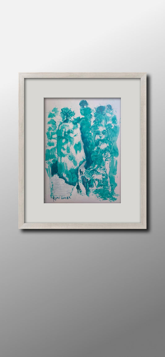 A painting titled 'Through The Valley by Ryan  Louder' by Ryan Louder