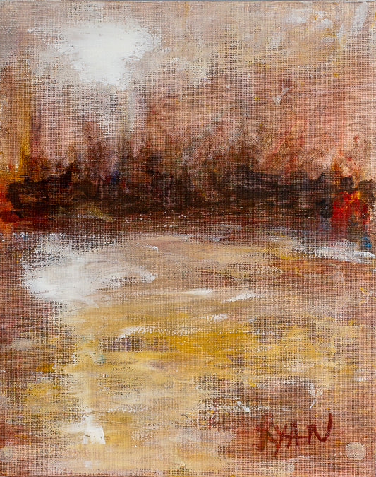 A painting titled 'The City' by London Paintings
