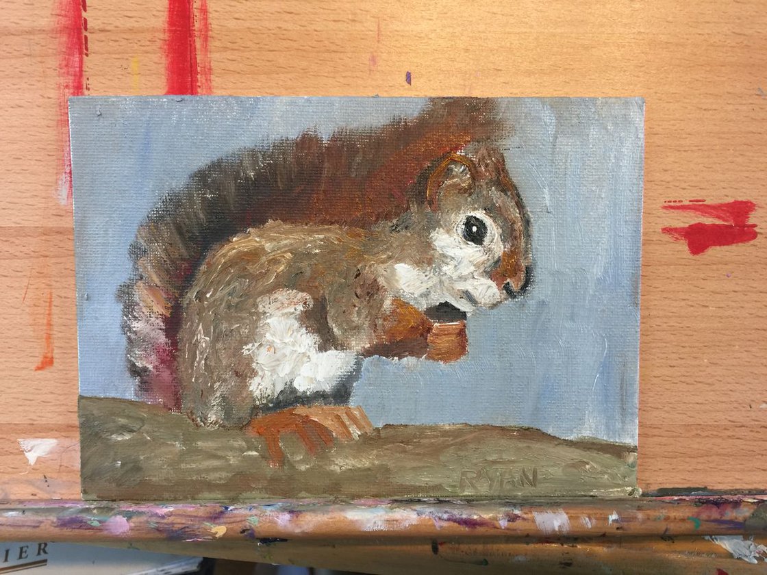 Squirrel by Ryan  Louder - Sold