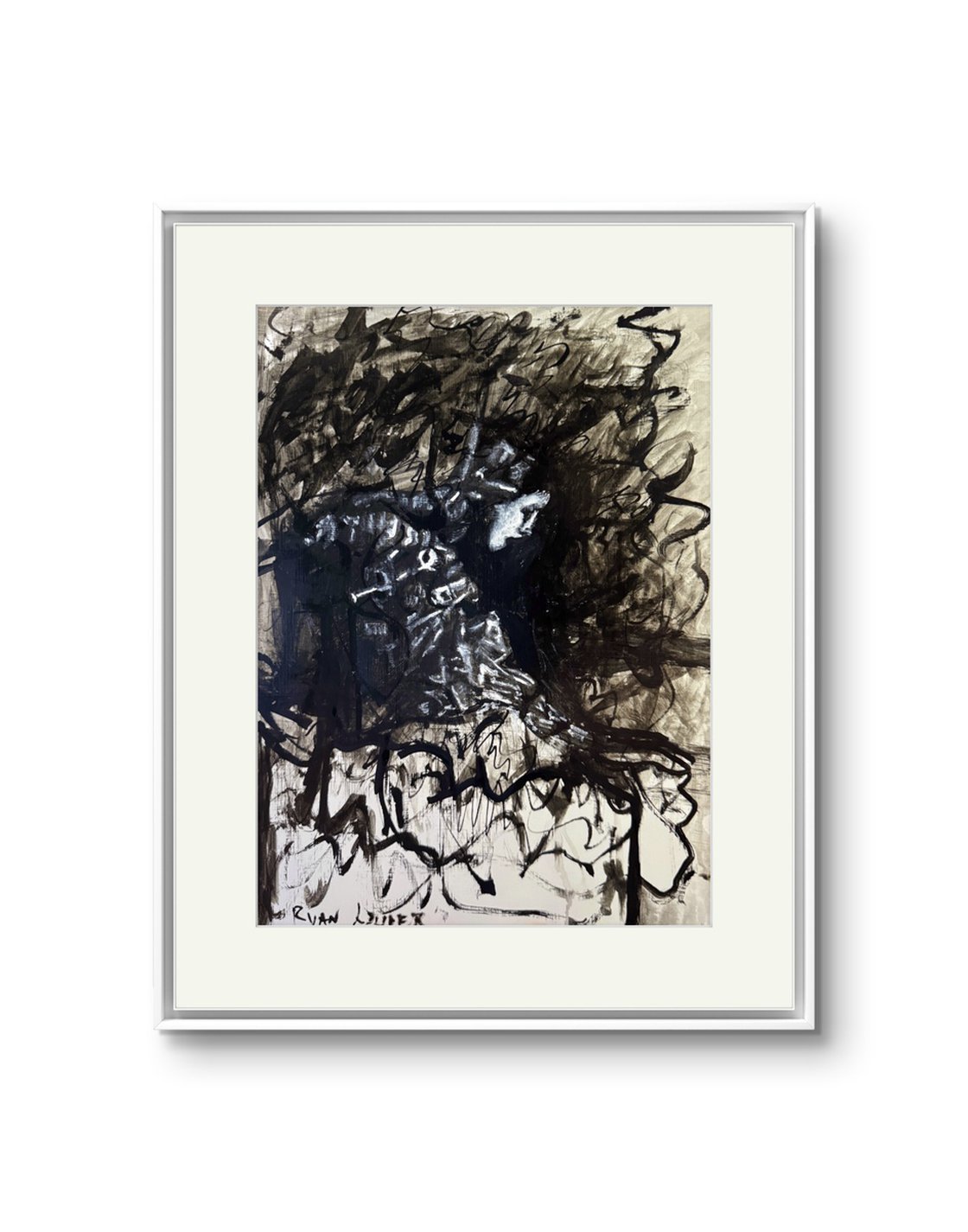 A painting titled 'The King That Lost It All by Ryan  Louder (SOLD)' by Ryan Louder