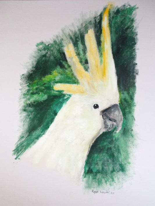 Cockatoo Painting by Ryan Louder