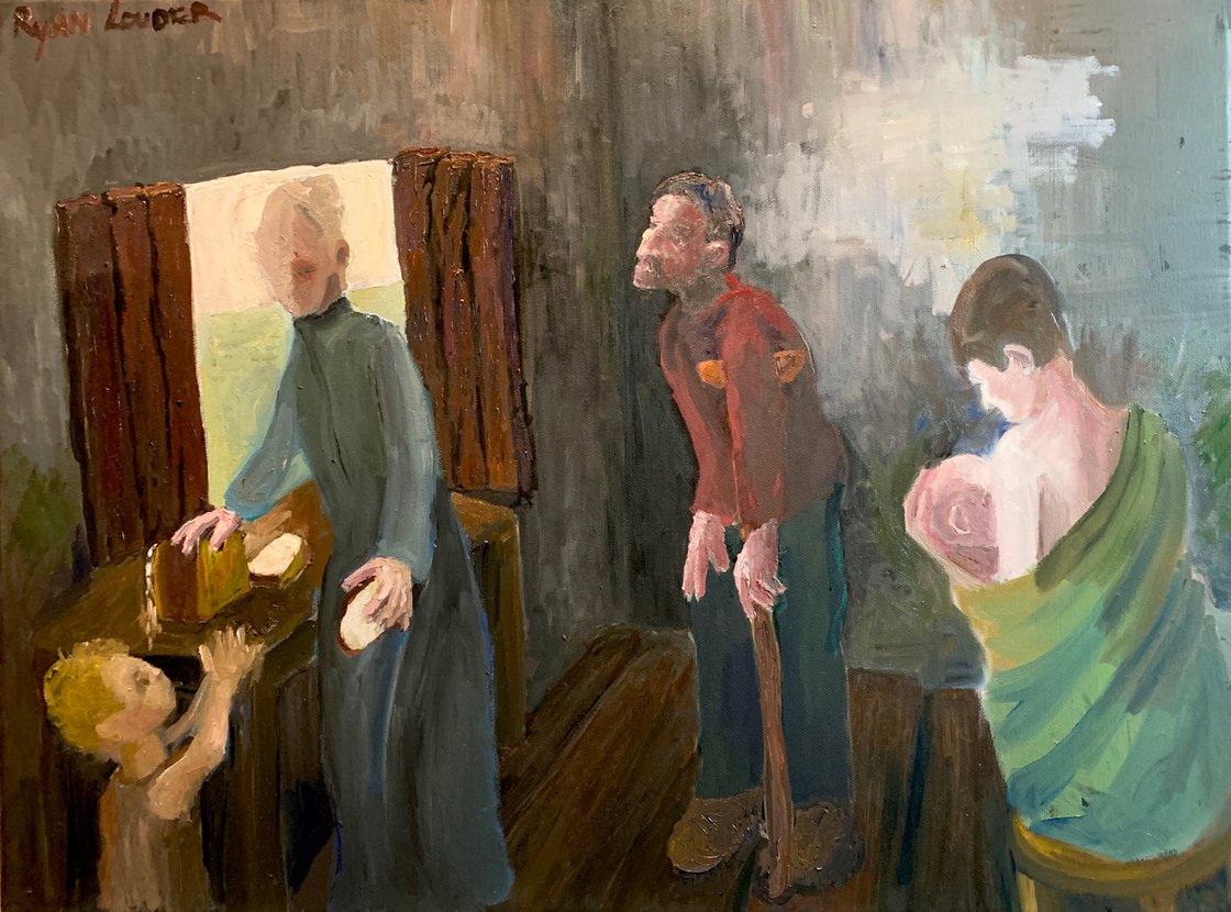 A painting titled 'Fresh Bread by Ryan  Louder' by Ryan Louder