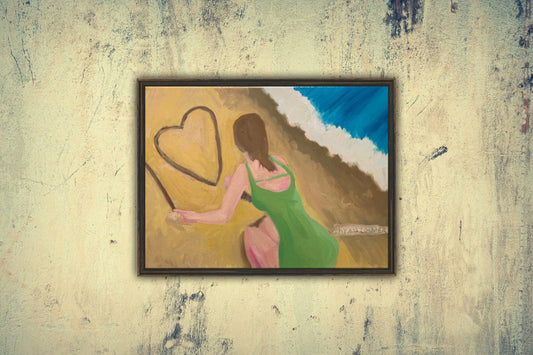 A painting titled 'I LOVE by Ryan  Louder' by Ryan Louder