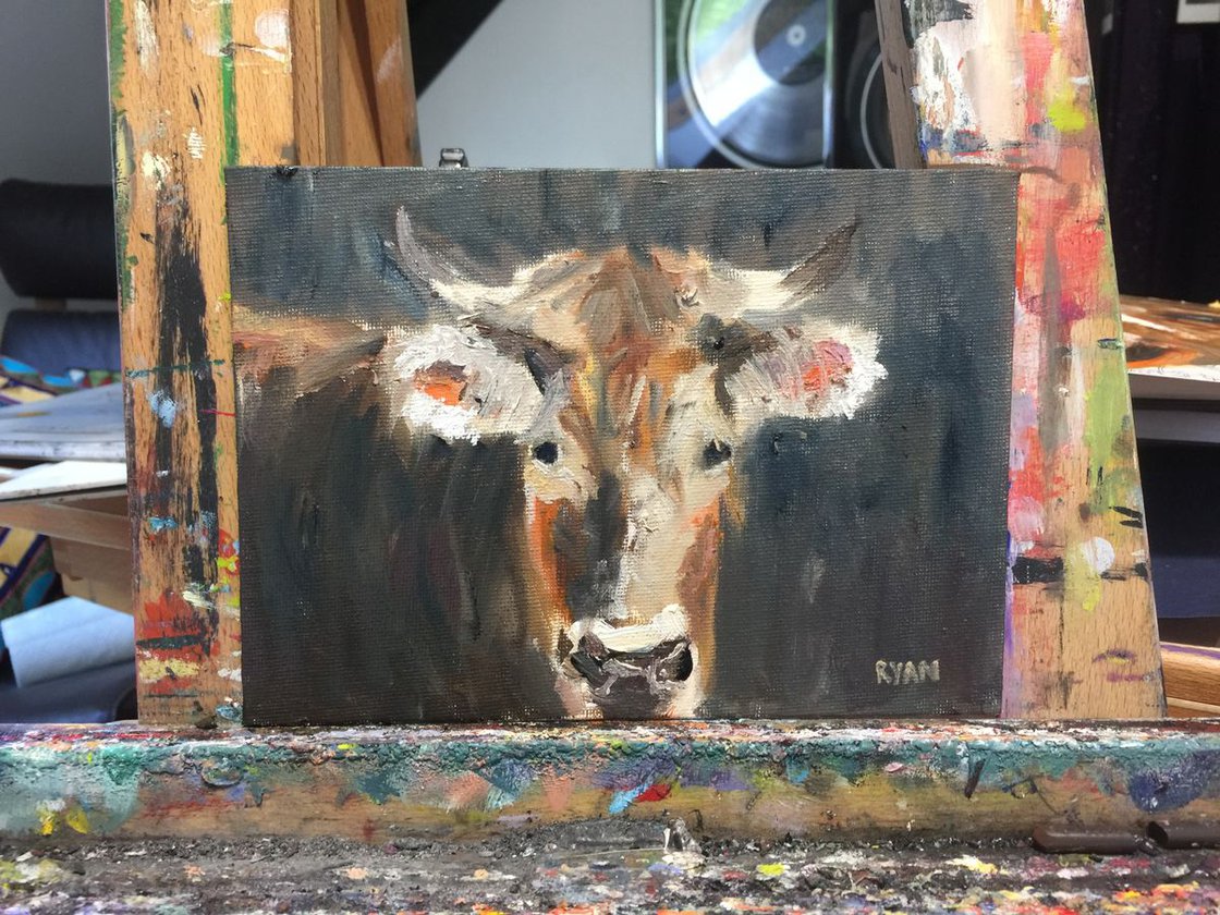 Cow by Ryan  Louder - Sold