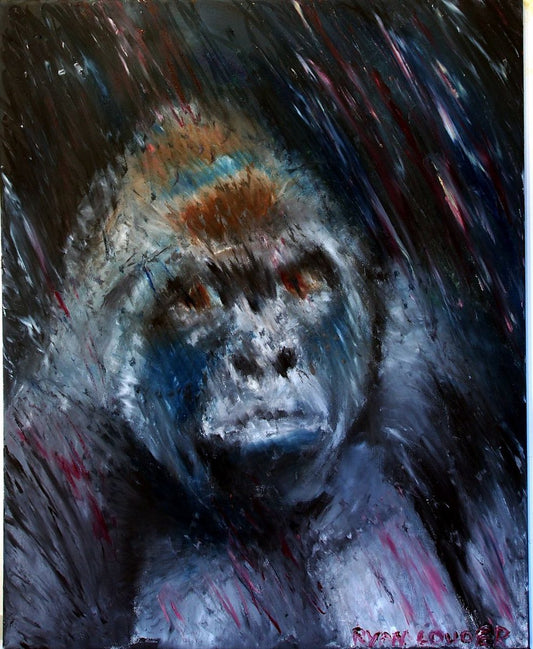 Gorilla by Ryan  Louder - Surreal Multi-Layered Vision - Fusion of Waking Life and Dreams