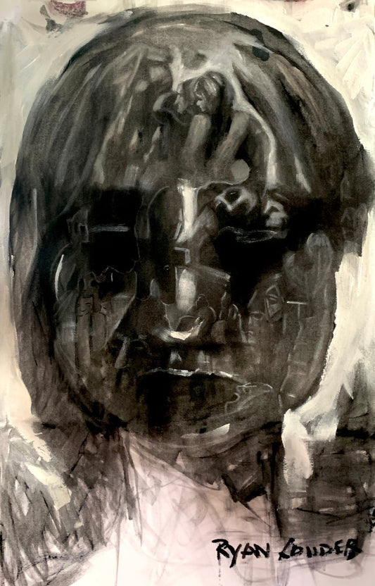A painting titled 'Loneliness by Ryan  Louder' by Ryan Louder