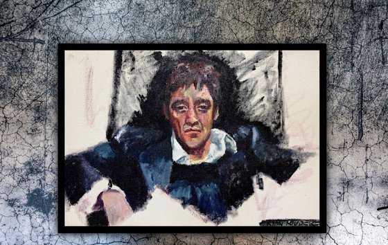 Scarface - Al Pacino Painting by Ryan Louder