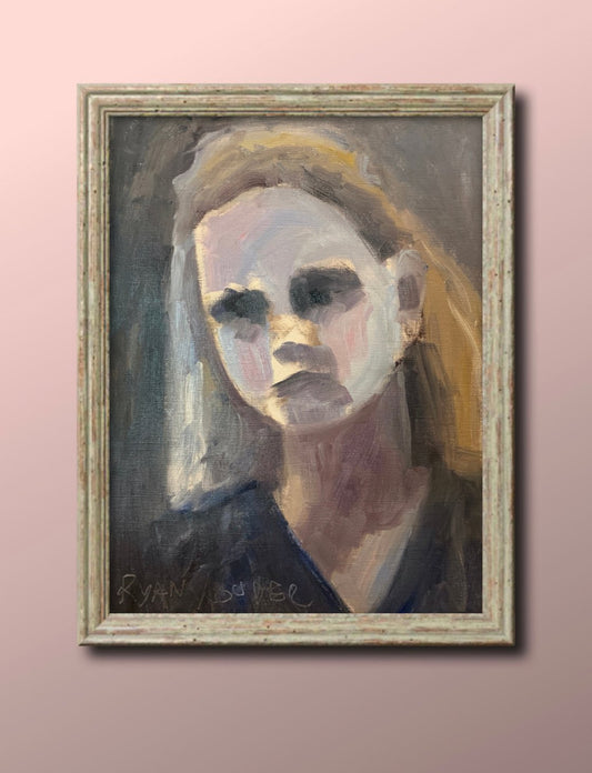 A painting titled 'Staring At Nothing by Ryan  Louder' by Ryan Louder